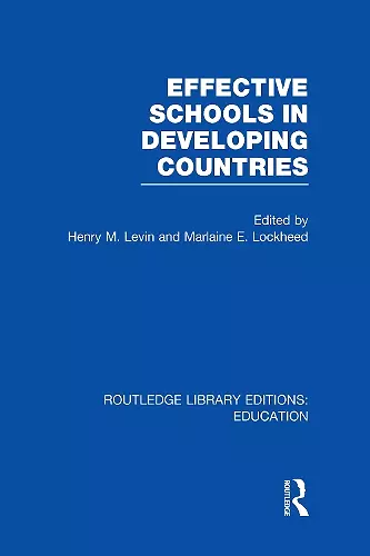 Effective Schools in Developing Countries cover