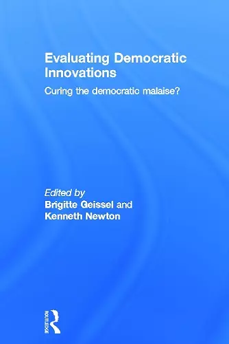 Evaluating Democratic Innovations cover