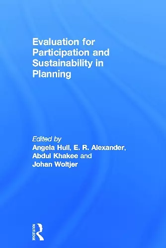 Evaluation for Participation and Sustainability  in Planning cover