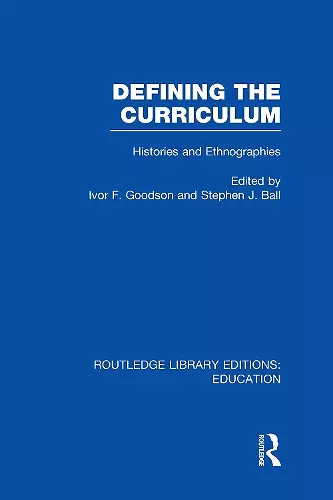 Defining The Curriculum cover