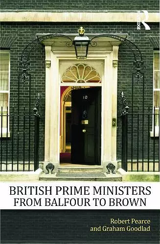 British Prime Ministers From Balfour to Brown cover