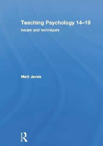 Teaching Psychology 14-19 cover