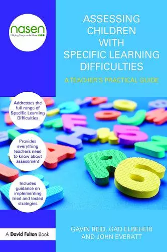 Assessing Children with Specific Learning Difficulties cover