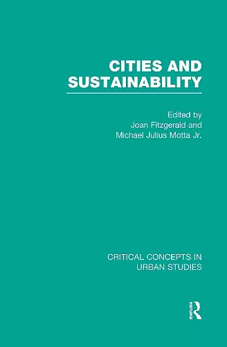 Cities and Sustainability cover