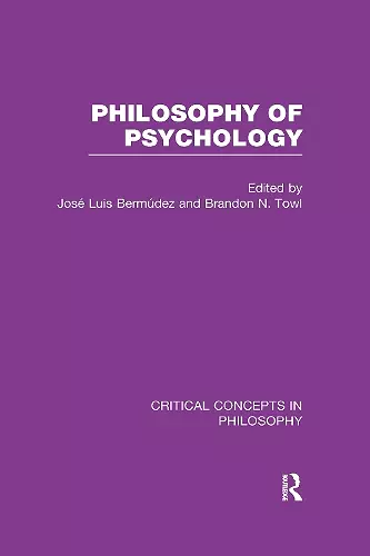 The Philosophy of Psychology cover