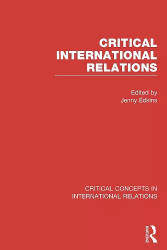 Critical International Relations cover
