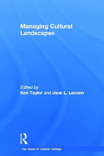 Managing Cultural Landscapes cover