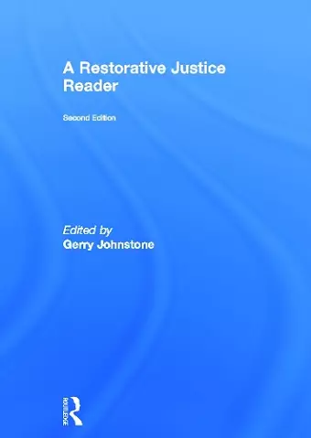 A Restorative Justice Reader cover