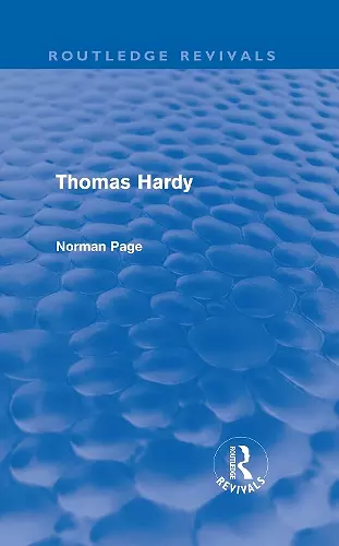 Thomas Hardy (Routledge Revivals) cover