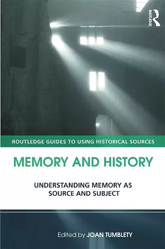 Memory and History cover