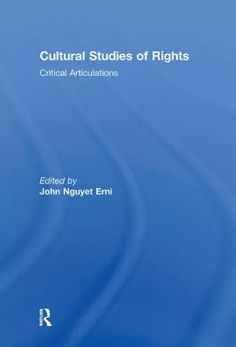 Cultural Studies of Rights cover