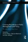 Crossing Boundaries in Public Management and Policy cover