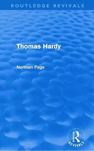 Thomas Hardy (Routledge Revivals) cover