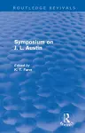 Symposium on J. L. Austin (Routledge Revivals) cover