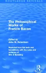 The Philosophical Works of Francis Bacon cover