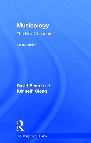 Musicology: The Key Concepts cover