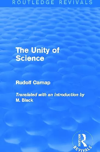 The Unity of Science cover