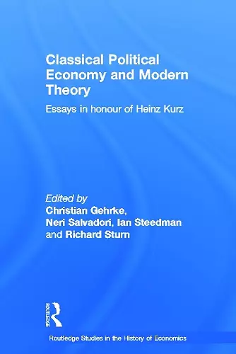 Classical Political Economy and Modern Theory cover