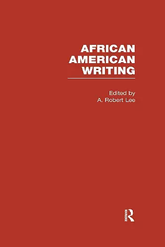 African American Writing cover