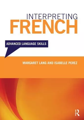 Interpreting French cover