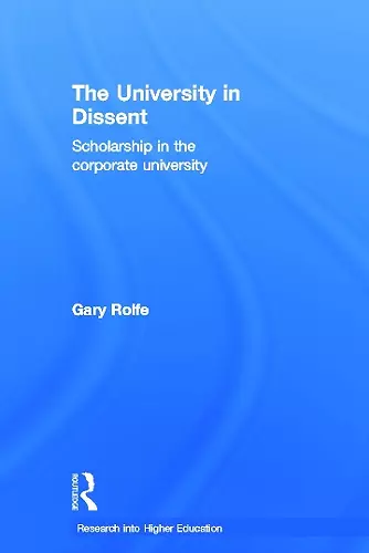 The University in Dissent cover