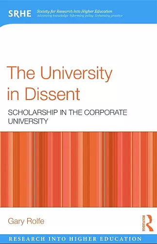 The University in Dissent cover