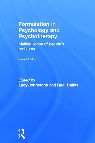 Formulation in Psychology and Psychotherapy cover