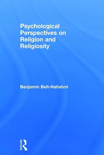 Psychological Perspectives on Religion and Religiosity cover