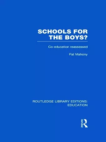 Schools for the Boys? cover