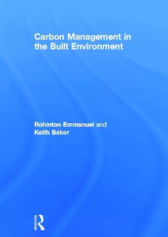 Carbon Management in the Built Environment cover