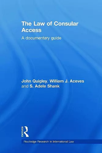 The Law of Consular Access cover