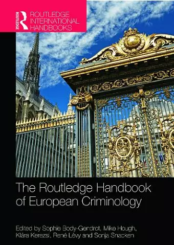 The Routledge Handbook of European Criminology cover