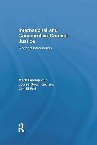 International and Comparative Criminal Justice cover