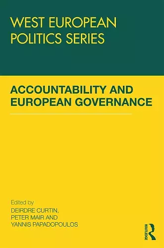 Accountability and European Governance cover