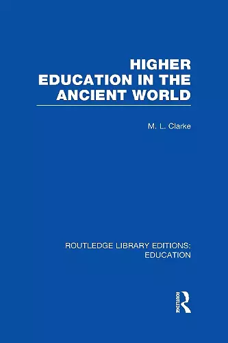 Higher Education in the Ancient World cover