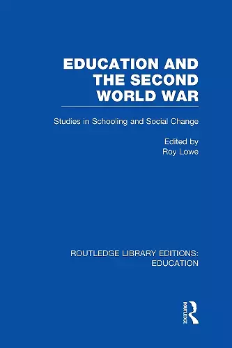 Education and the Second World War cover