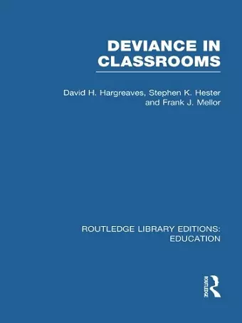 Deviance in Classrooms (RLE Edu M) cover