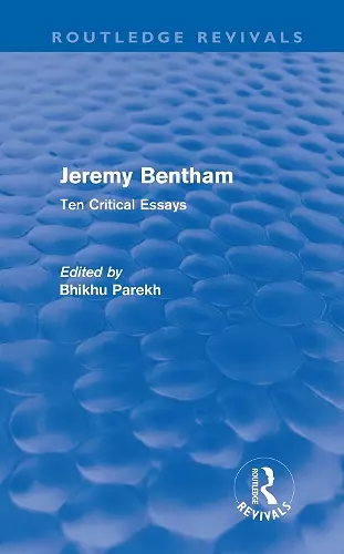 Jeremy Bentham cover