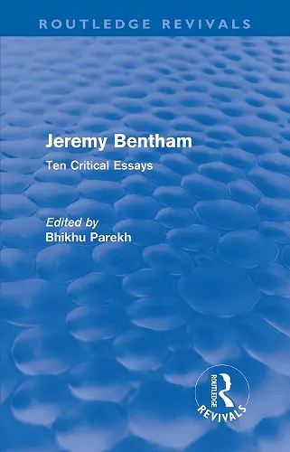 Jeremy Bentham cover