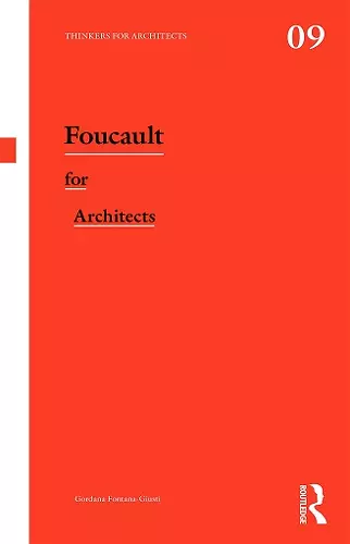 Foucault for Architects cover