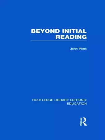 Beyond Initial Reading (RLE Edu I) cover