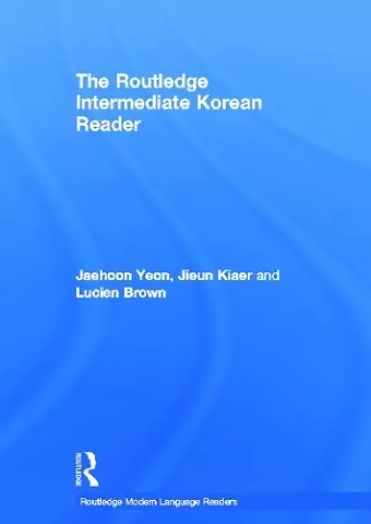 The Routledge Intermediate Korean Reader cover