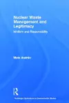 Nuclear  Waste Management and Legitimacy cover