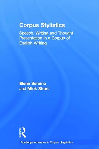 Corpus Stylistics cover