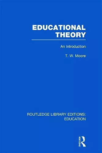 Educational Theory (RLE Edu K) cover