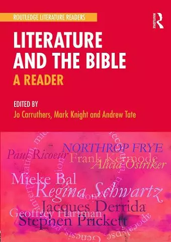 Literature and the Bible cover