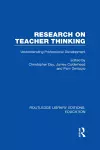 Research on Teacher Thinking (RLE Edu N) cover