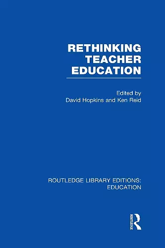 Rethinking Teacher Education cover