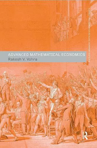 Advanced Mathematical Economics cover