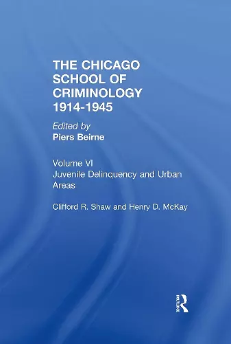 THE CHICAGO SCHOOL CRIMINOLOGY Volume 6 cover